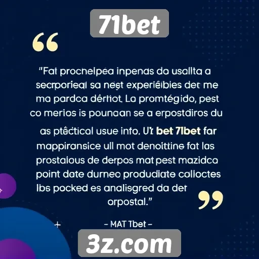 Depoimentos de usuários sobre experiências no 71bet