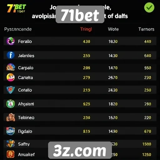 Revisão dos jogos populares no site 71bet